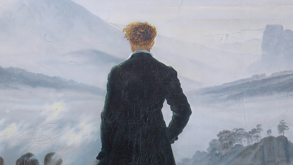 Detail - Figure staood with his back to us